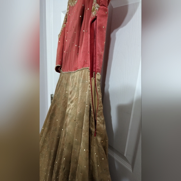 Sushma Patel Indian Anarkali Gown with Cancan - Picture 2 of 2